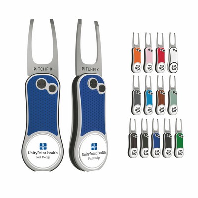Pitchfix Hybrid Golf Divot Repair Tool